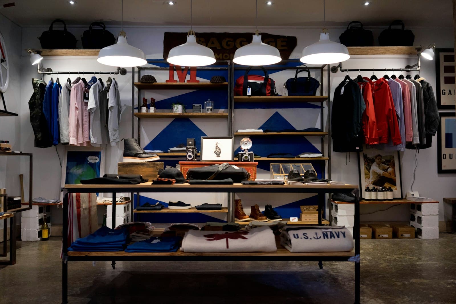A retail floor of the kind Adlytic analyses from existing cameras