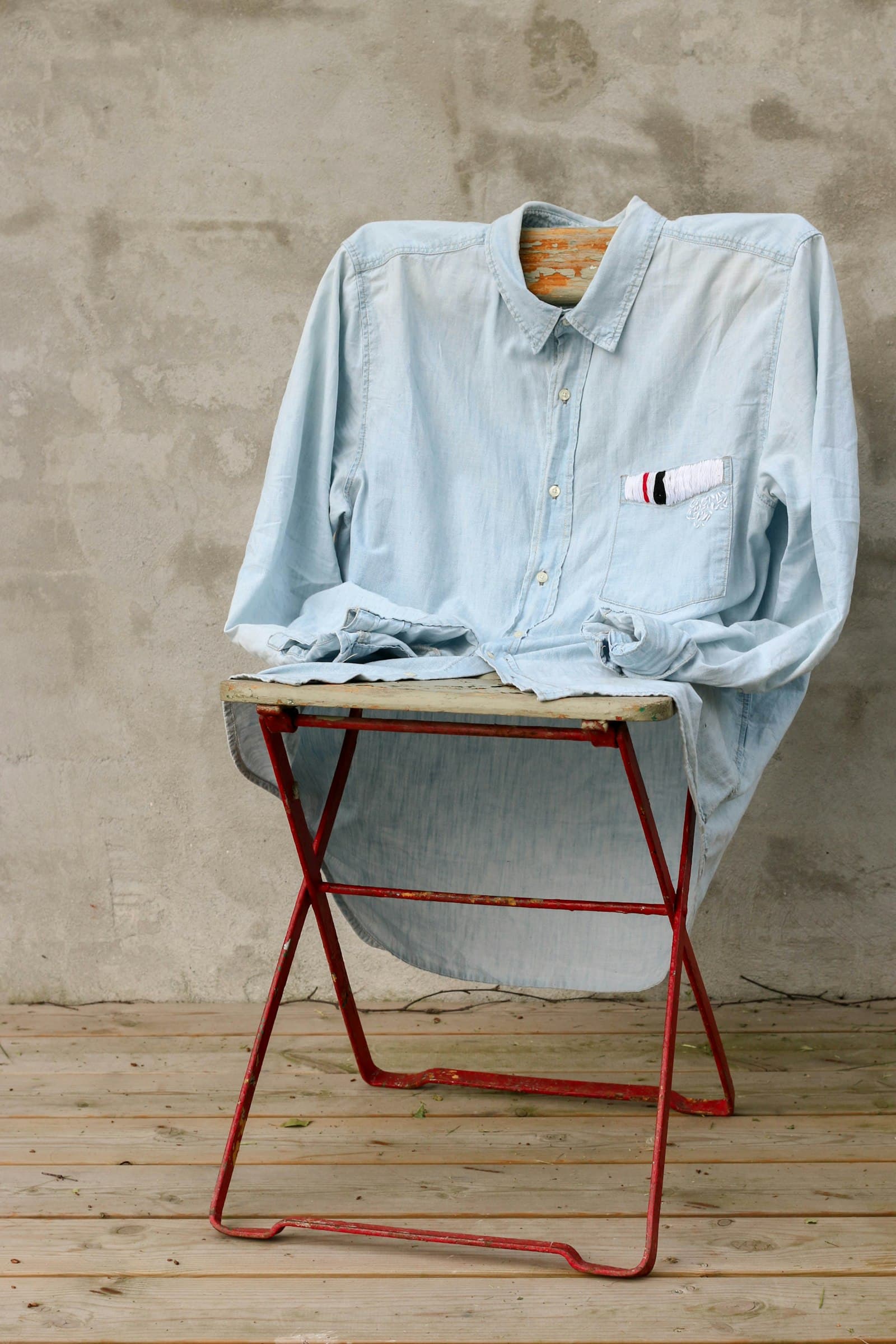 A garment styled for a lookbook — product photography for the store