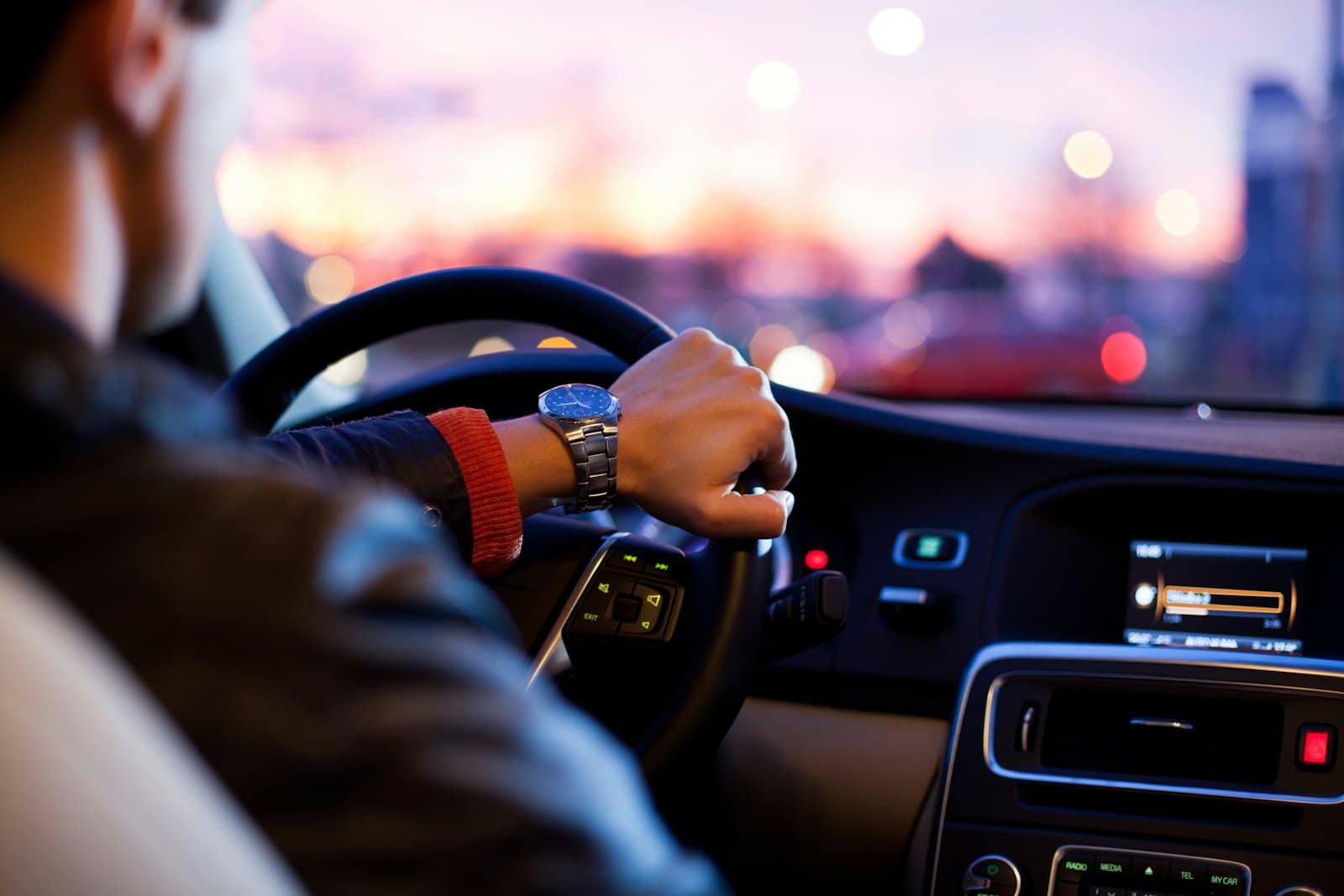 Abendverkehr vom Fahrersitz — wo eine Zählung tatsächlich beginnt
