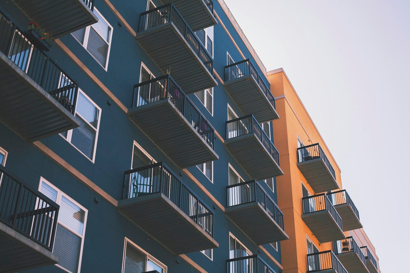 Residential apartments with balconies — the product on the site